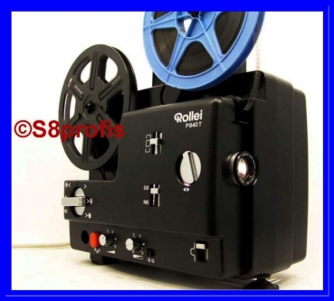 Super 8 & Normal 8 Ton Film Projektor von Firma Bauer Rollei P840T