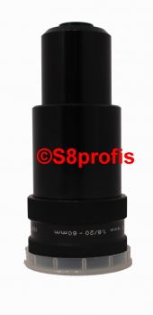 Zoom Objektiv/ Lens 1,8/ 20 ~ 60 mm für Bauer