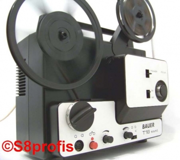 Preview: Super 8  Normal 8 Tonfilmprojektor,Bauer T18  Multiformat