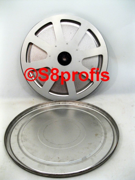 Super 8 Elmo Filmleerspule aus Aluminium,360 Meter