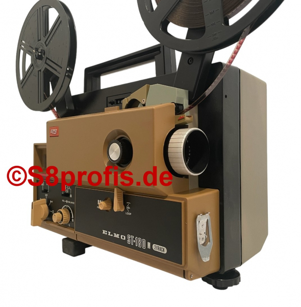 ＥＬＭＯ ＳＴ-１８０ ２-ＴＲＡＣＫ SOUND PROJECTOR 映写機 Elmo ST-180E M 2 Track Super 8mm Sound Projector – Du-All Camera