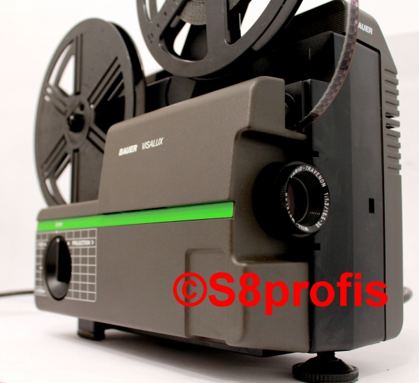 Bauer Visalux Super 8 projector, var.speed for filmtransfer
