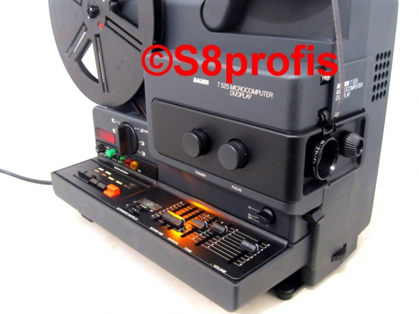 Bauer T525, Super 8 sound projector, Duoplay,