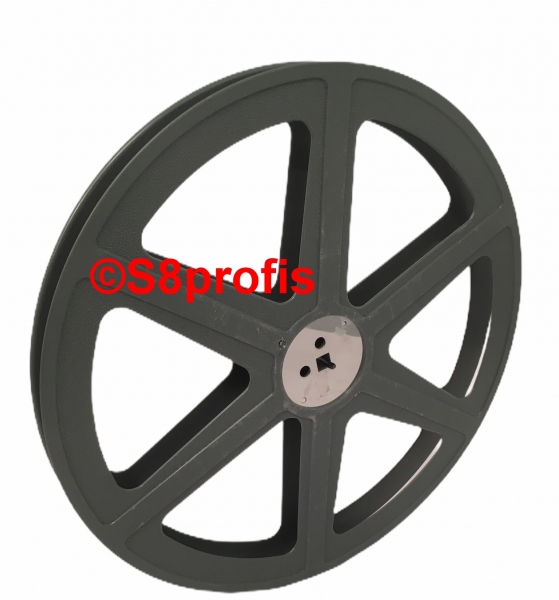16mm Filmspule, Leerspule, 300 Meter , aus Kunststoff (140820-3)