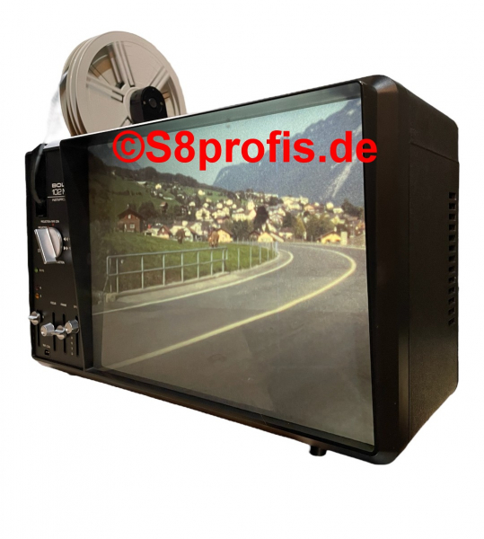 Bolex 102 MTC , Super 8 & Normal 8 Projektor, Multiformat, mit OVP, (29122023)