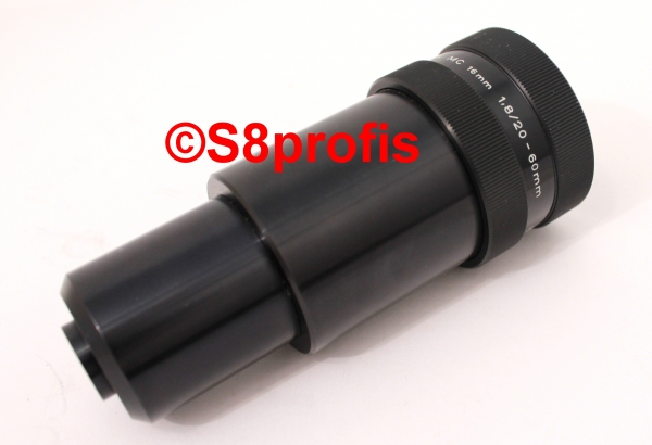 Zoom Objektiv/ Lens 1,8/ 20 ~ 60 mm für Bauer