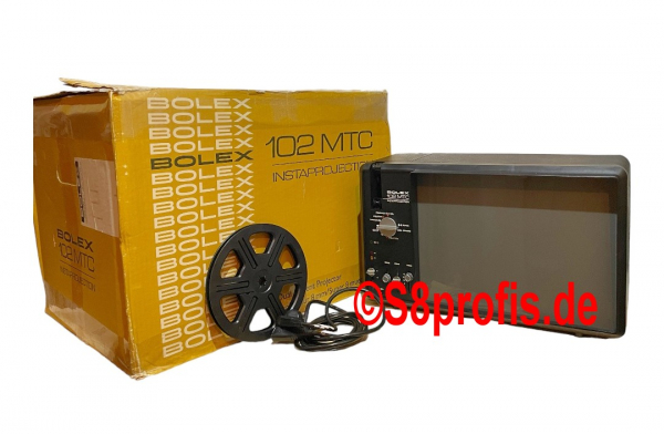 Bolex 102 MTC , Super 8 & Normal 8 Projektor, Multiformat, mit OVP, (29122023)