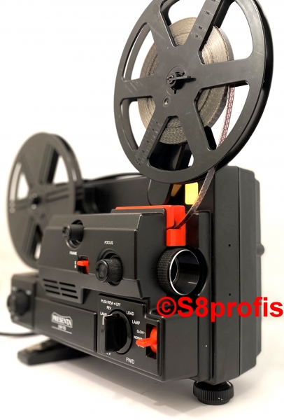 Super 8 & Normal 8 Multiformat,stufenlos, Filmprojektor Presenta 330-DV