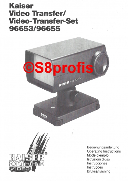 user manual Kaiser Video Transfer