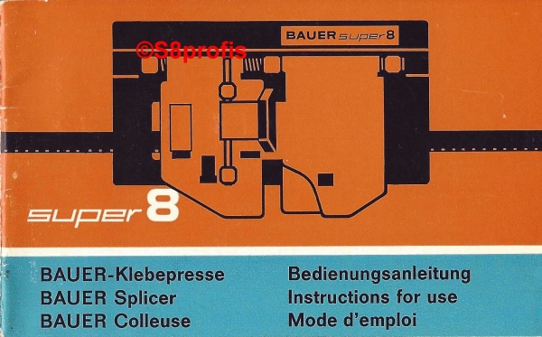 User manual Bauer Splicer, colleuse