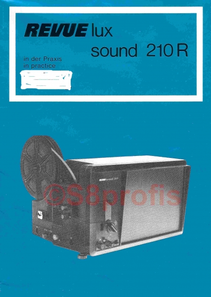 user manual Revue Lux, Revuelux Sound 210R, 210 R