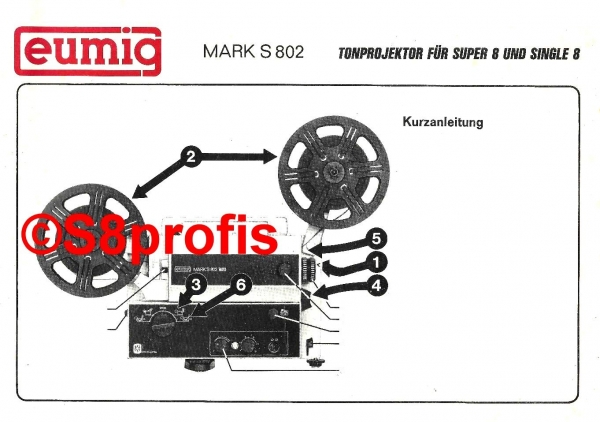Bedienungsanleitung Eumig MARK-S-802