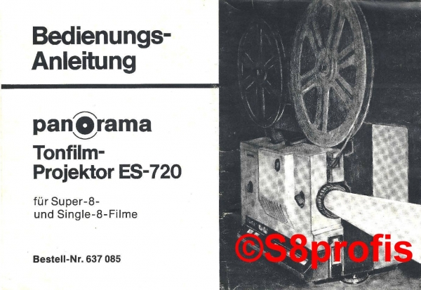 Bedienungsanleitung Panorama ES-720