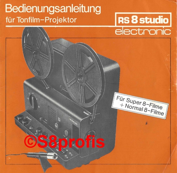 Bedienungsanleitung RS8 Studio electronic