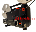 Super 8 & Normal 8 Multiformat,stufenlos, Filmprojektor Yelco MP-340-   (20012024)