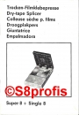 User manual  Hama Cinepress S8 Splicer