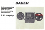 Bedienungsanleitung für Bauer-F50