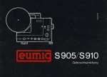 Bedienungsanleitung Eumig S905/S910