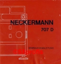 Bedienungsanleitung Neckermann 707 D